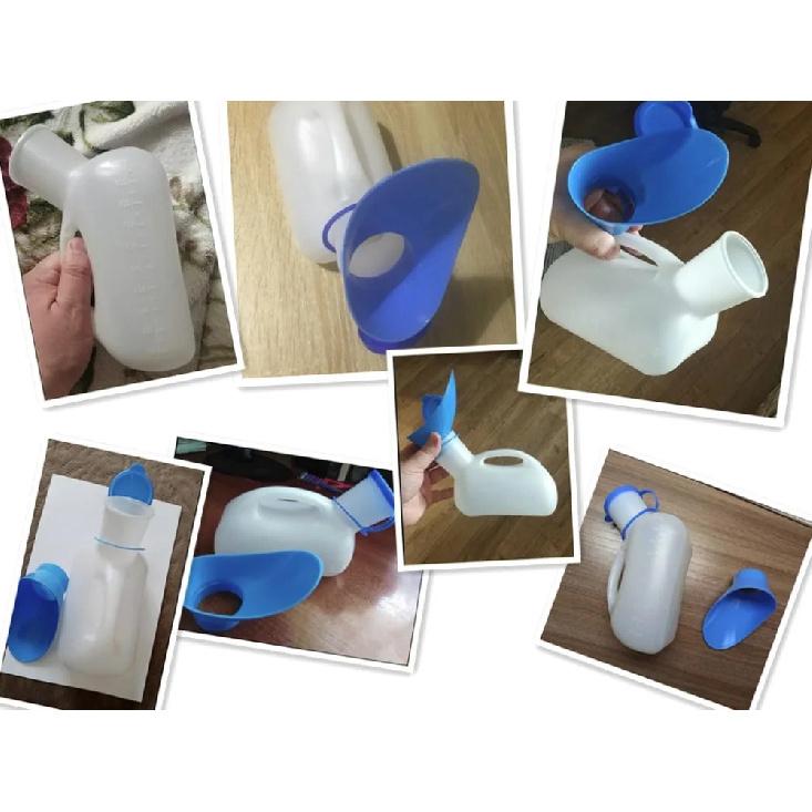 1000ML Plastic Unisex Portable Mobile Urinal Toilet Aid Bottle Urinal Pee bottle Journey Travel Kits Camping Travel Outdoor tool