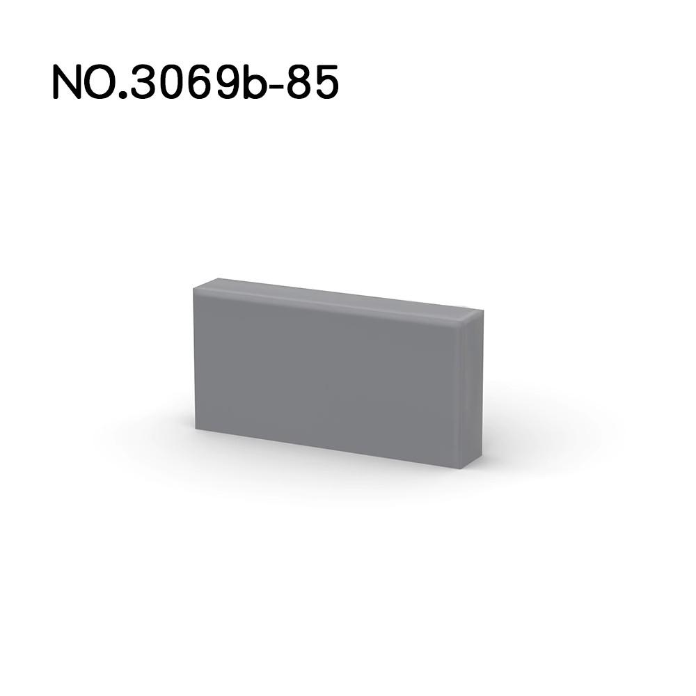 10 шт. строительных блоков 1x2, аксессуары для сборки дома, города, улицы, основания, плитки.