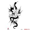 1PCS Waterproof Tattoos Temporary Tattoo Sticker Flowers Rose Body Tattoos for Women Art Arm Hand Tattoos Wolf Tiger Lion Painting Tatoos