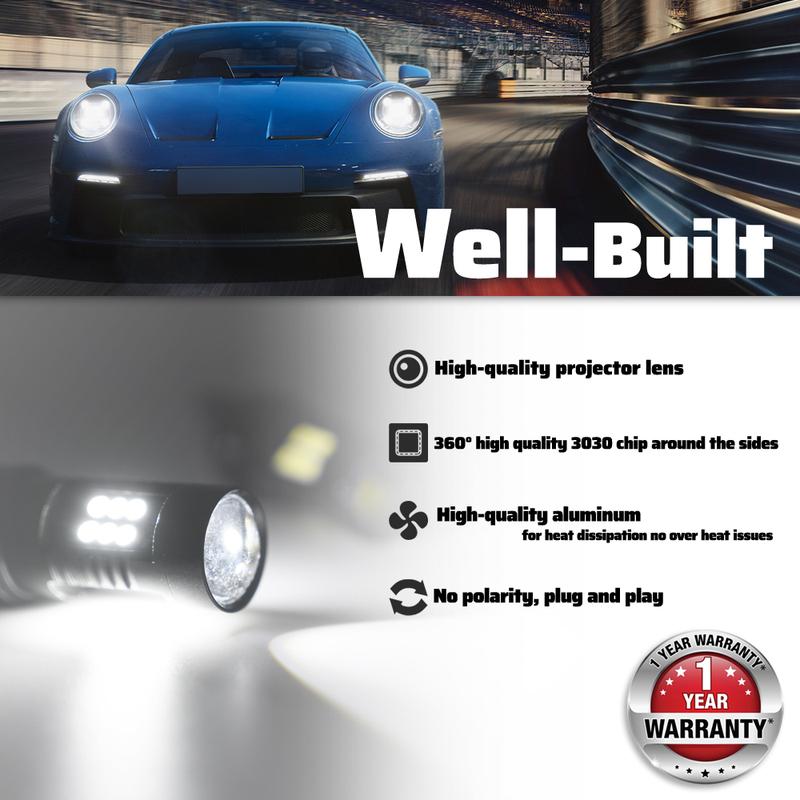 2x T20 7443 W3x16q W21/5W 7443LL Для Lada Kalina Granta Vesta Дневные ходовые огни LED Замена ламп CANbus Автомобильные лампы Дневные огни
