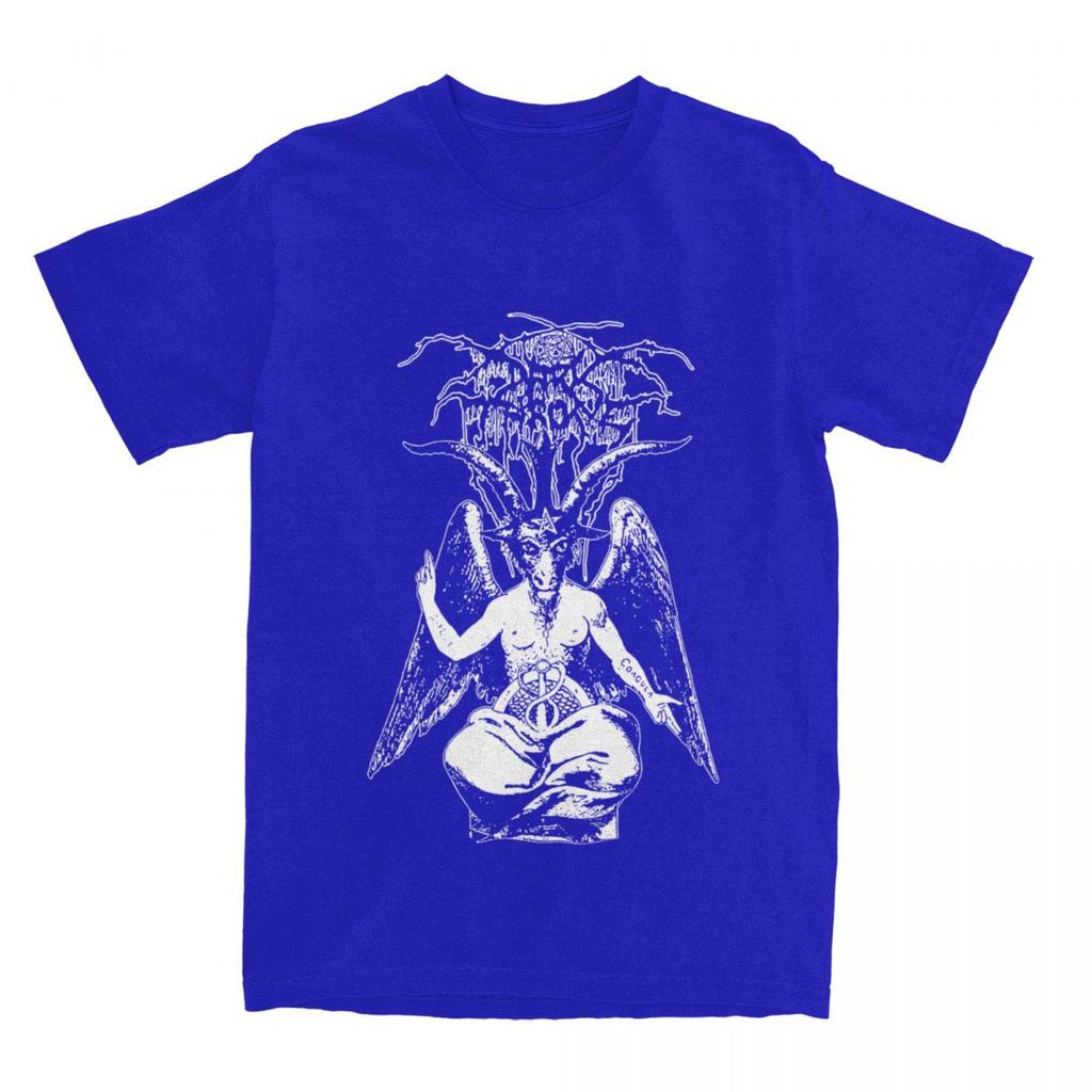 Darkthrone Band Death Metal Accessories Футболка для мужчин и женщин Винтажная футболка из чистого хлопка с круглым вырезом и коротким рукавом Одежда больших размеров