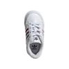 adidas Оригинальные Continental 80 Удобные повседневные полувысокие кроссовки для ходьбы Детская обувь Белый Красный S42613