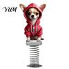 Funny Pet Bobblehead Figures for Car Cute Cat/Dog Dashboard Ornaments, 2D Flat Acrylic Decorations Decorative Center Consoles with Self Adhesive