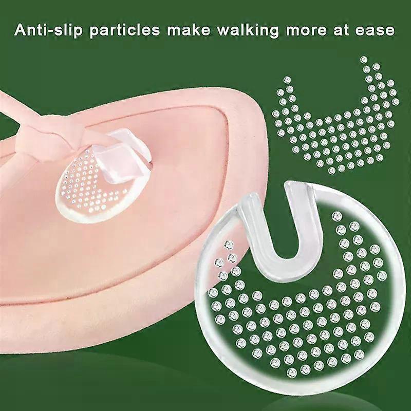 Silicone Flip Gel Cushions Pad Small Round Dot Anti Slip Flip-flops GEL Anti-slip Transparent Forefoot Shoe Pads Toe Protectors