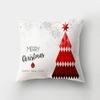 Новая Рождественская наволочка из льна с принтом, чехол для диванной подушки, предметы интерьера