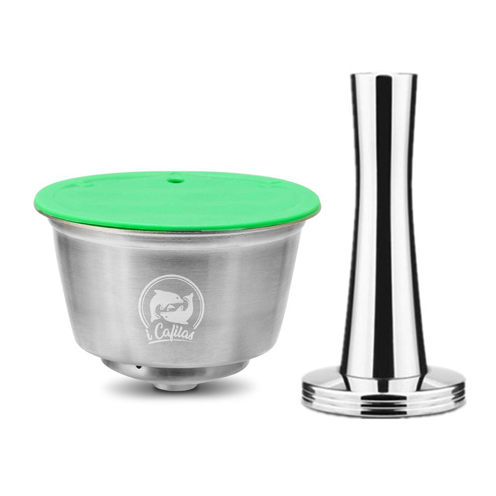 Многоразовый капсульный фильтр из нержавеющей стали, тампер для кофемолки Dolce Gusto