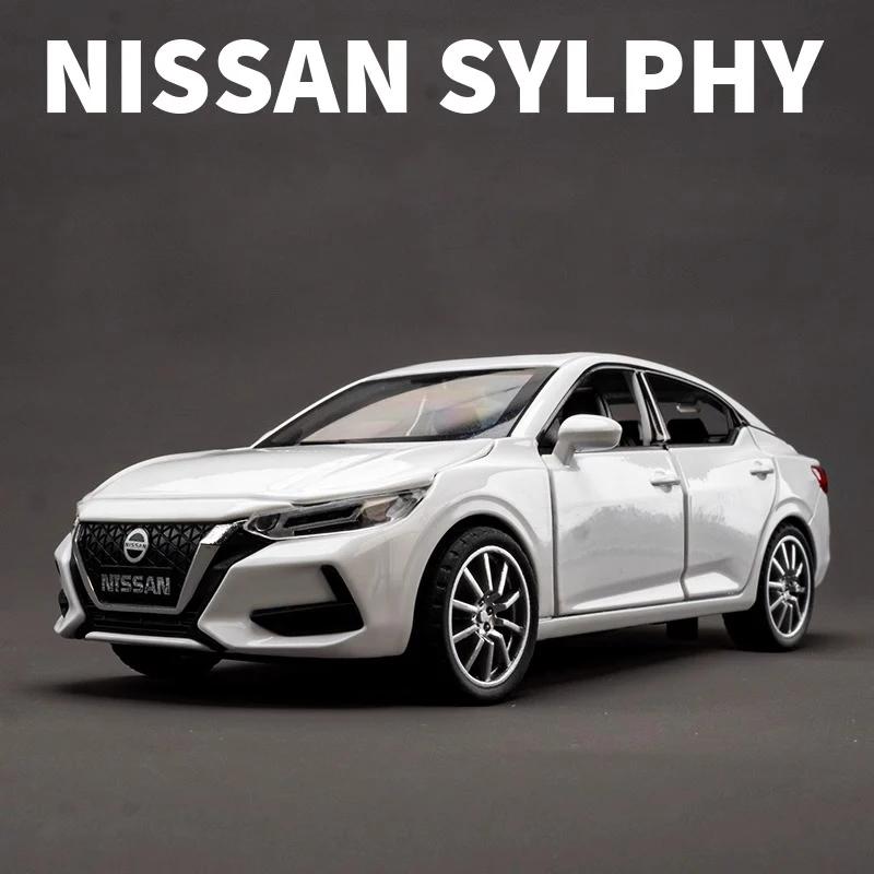 1/32 Nissan SYLPHY Литая из сплава Игрушечная модель автомобиля Звук и Свет Игрушка Коллекционные предметы Подарок на День Рождения