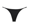 Yuxiangge Double-Layer Thin Strap Low-Waist Bikini Cotton Thong for Women
