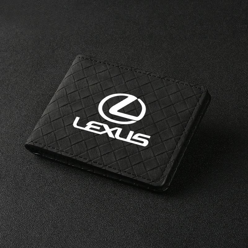 Car Driver License Wallet ID Credit Card Holder For Lexus RX300 IS200 IS250 ES350 Ct200h UX250h NX300h RX350 ES300h RX400h NX GS AL9