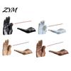 Tabletop Figurine Decor Creative Hand Shape Incense Burner, Resin Decorative Ornament, Burner & Ash Collector Small Collectibles Set for Home