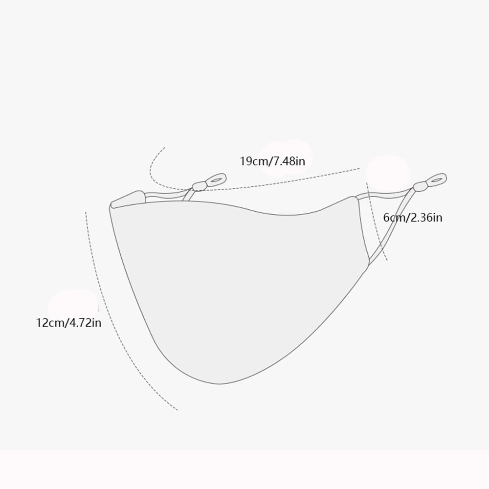 Protection Outdoor Hanging Ear Hiking Solid Color Face Cover Face Shield Lace Mask Sunscreen Mask
