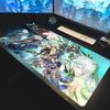Коврик для мыши Аниме Genshin Impact Коврики для мыши Игровой коврик Xxl Компьютерные аксессуары Защита стола Коврики для клавиатуры Компьютерные столы Игровые коврики