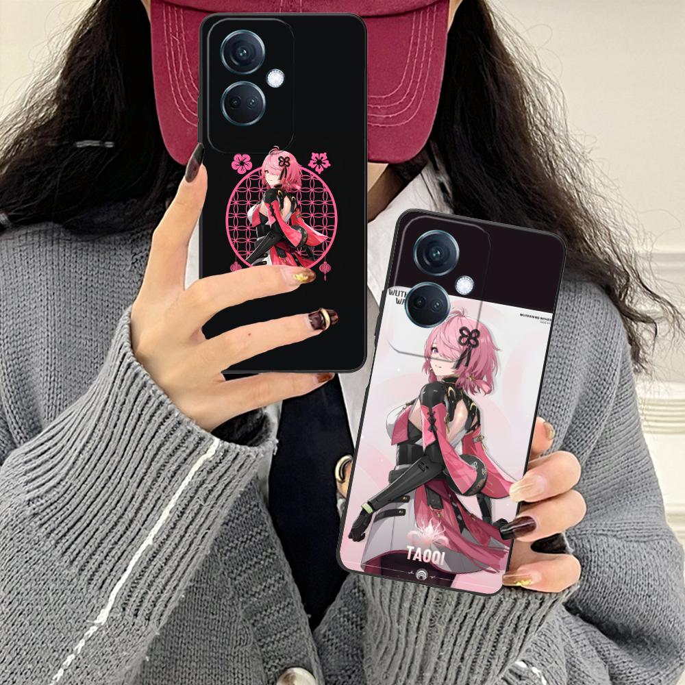 Чехол для мобильного телефона Wuthering Waves Taoqi для OPPO Reno 14 13 12 11 10 9 8 7 6 5 F T Pro 5G Цветной печатный чехол Красивый чехол
