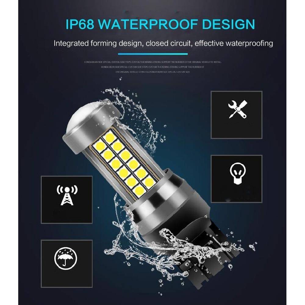 2 шт. светодиодный фонарь заднего хода для автомобиля W16W T15 54 SMD 1156 PY21W BAU15S указатель поворота BAY15D P21/5W 1157 стоп-сигнал W21/5W 7440 W21W T20 7443 задний противотуманный фонарь