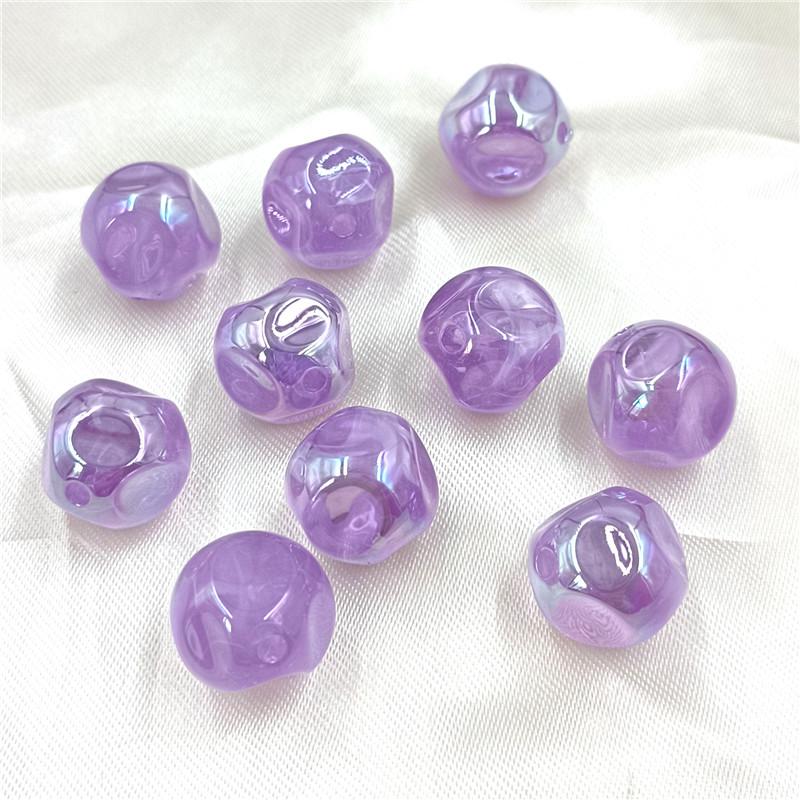 Креативные ювелирные материалы, модные круглые УФ-бусины для серег, браслетов, аксессуары ручной работы «сделай сам», креативные 5 шт., изготовление ожерелья в форме фантомного цвета