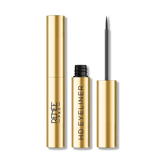 RENEE PRO HD Eyeliner, Smudge-Proof & Waterproof, 24 Hrs Long Stay, Intense Color Pay-Off with Matte Finish, Easy Glide & Quick-Drying Formula