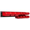 Workshop Tool Board 78x13 Cm + 11 Trays