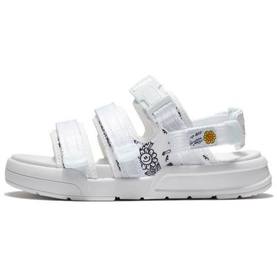 Li Ning Coca модные спортивные сандалии женские сандалии белые AGUS004-2