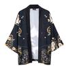 Summer Japanese Five Point Sleeves Kimono Mens And Womens Cloak Jacke Top Blouse