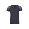 Li Ning Бадминтонные майки Унисекс Черный V-образный вырез Средние AAYV148-1