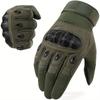 Tactical Men Full Finger Gloves Hard Knuckle Touch Screen Non-slip Wear-resistant Gloves for Outdoor Airsoft Hunting Hiking