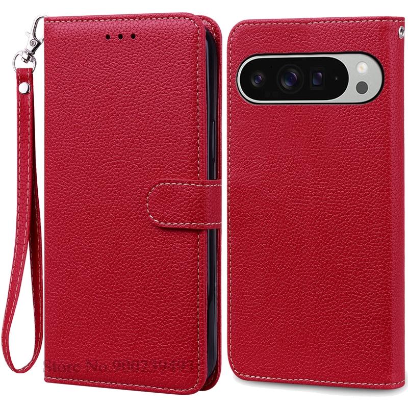 Для чехла Google Pixel 9 Чехол Google Pixel 9 Pro XL Кошелек Раскладная Кожаная Обложка Для Чехла Google Pixel 9 Pro Pixel9 9Pro Etui Fundas