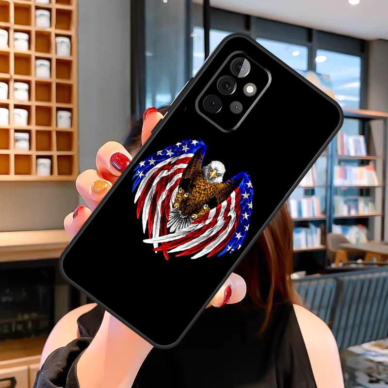 Американский флаг США Орел Чехол Для Samsung Galaxy A13 A36 A56 A23 A52 A32 A12 A54 A34 A14 A16 A26 A33 A53 A15 A35 A55