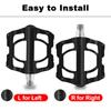 Педали для горного велосипеда 4 подшипника Педали для велосипеда из алюминиевого сплава Дорожные педали для MTB велосипеда