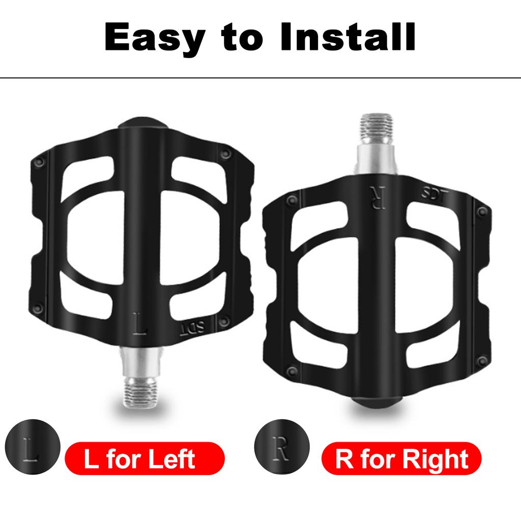 Педали для горного велосипеда 4 подшипника Педали для велосипеда из алюминиевого сплава Дорожные педали для MTB велосипеда