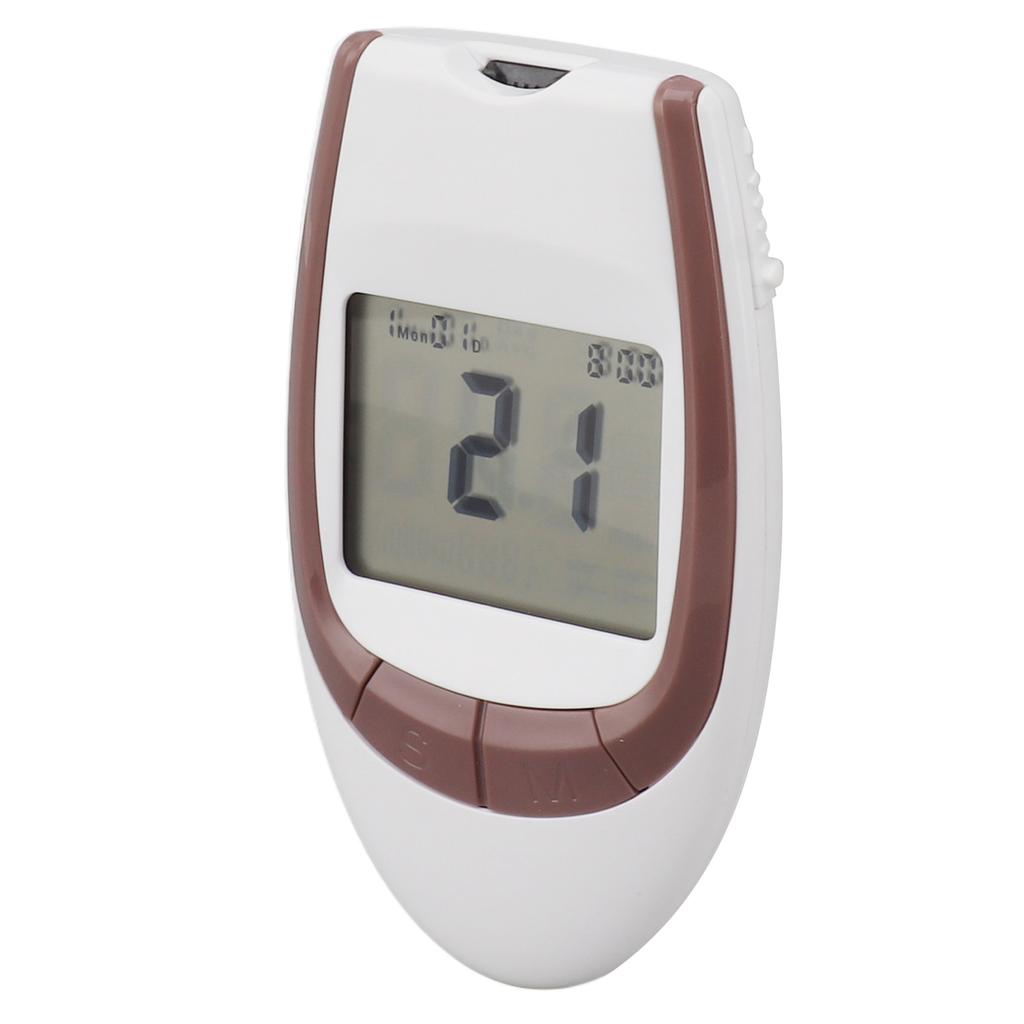 Blood Glucose Monitor Kit Coding Free 7S Fast Result Large LCD Screen Diabetic Supplies Diabetes