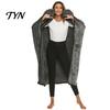Adult Novelty Loungewear Wearable Blanket Hoodie, Women Cute Animal Plush Hooded Cape, Soft Lightweight Wrap Cozy Sloth Highland Cow Penguin Cape