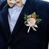 Wedding Boutonniere Flower Brooch Fashion Handmade Corsage Bridesmaid Rose Bridegroom