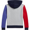 Polo Ralph Lauren Sweatshirt FW25 Baseball Logo Fleece Full Zip Hoodie Kids Hoodies 323964483-001