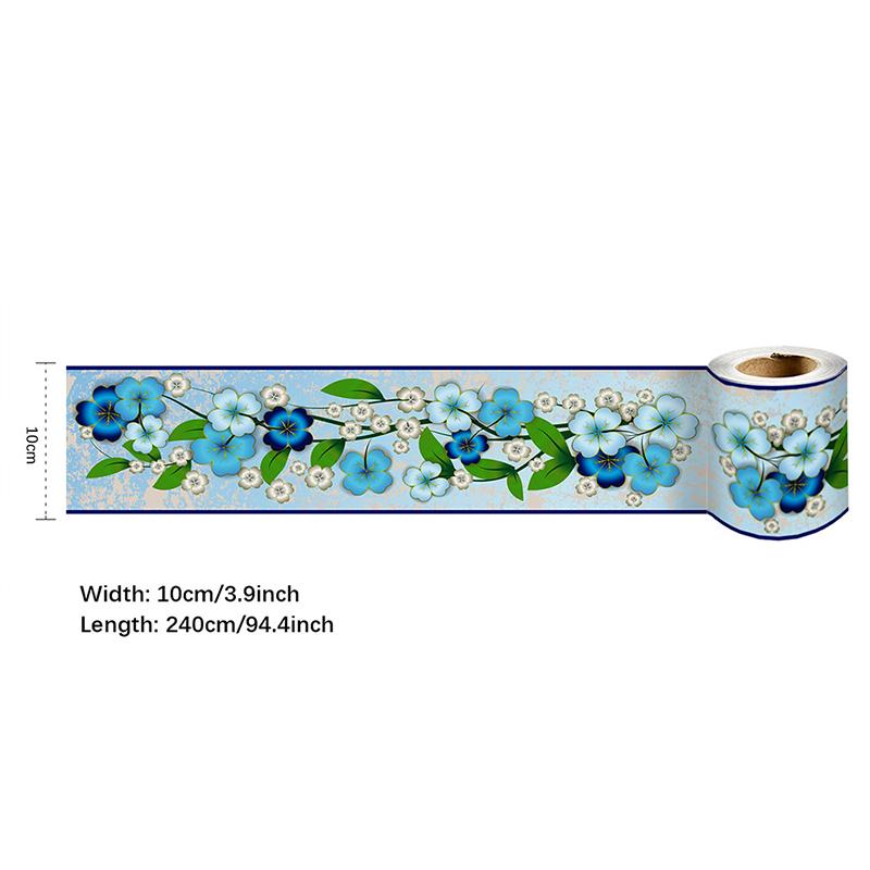 10x240 см ПВХ водонепроницаемая поясная линия самоклеящаяся декоративная полоса на талии