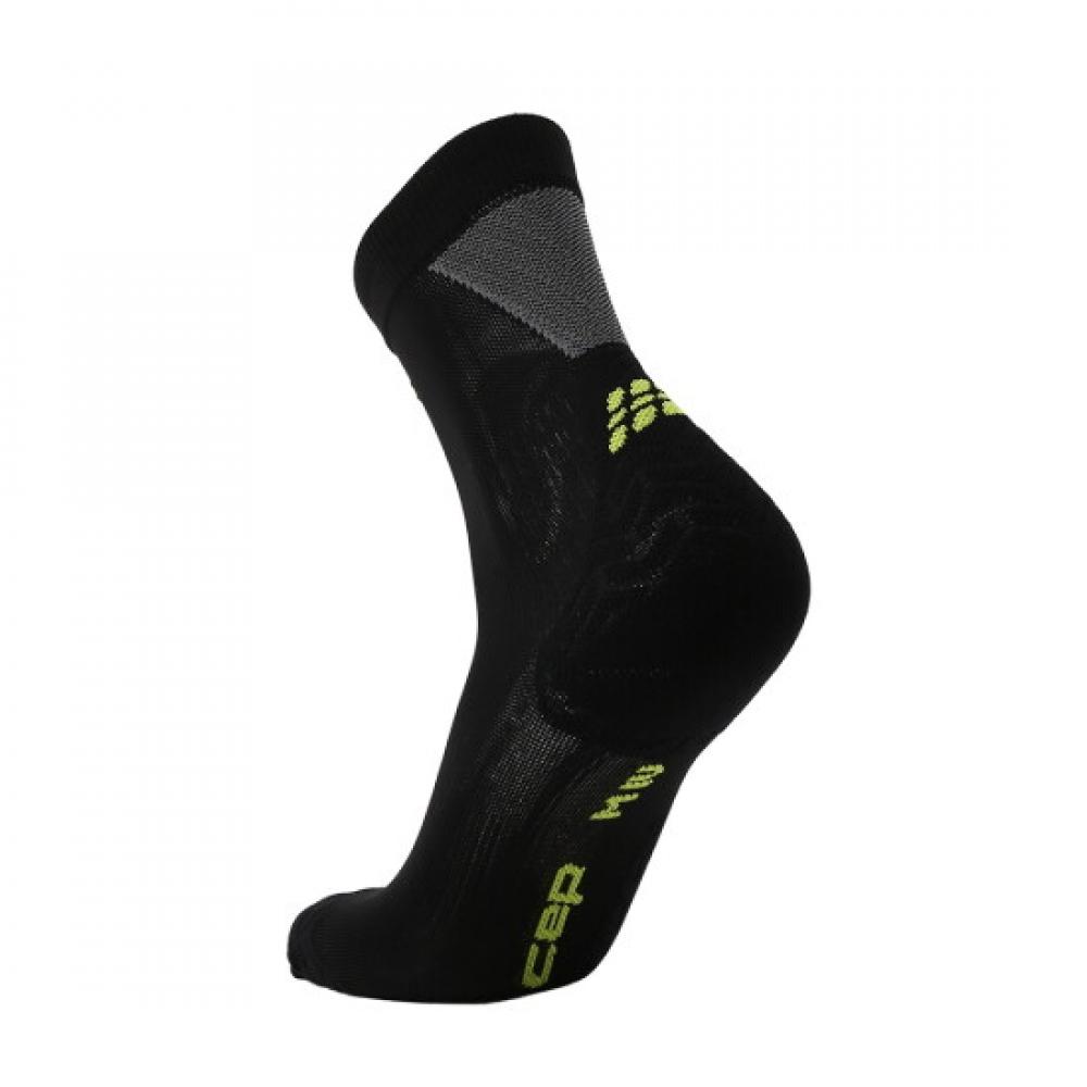 Cep Men S Core Run Ultralight compreSSion SockS Mid Cut 4.0 Black Gray Wp8cvl