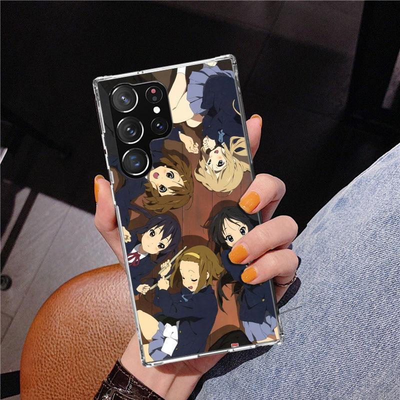 Кей, давай! Аниме чехол для телефона Hirasawa Yui для Samsung Galaxy S26 S25 Edge S23 S24 Ultra S22 Plus S21 S20 FE Уникальная крышка Мягкий чехол Ga