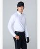 Descente Golf Фирменная футболка с длинным рукавом с жаккардовым узором и Y-образным вырезом (Dq32Mftl83)