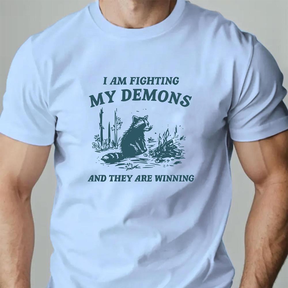 Summer Men T-Shirt Cartoon Elements Pattern Printed Fashion Leisure Sports Men's Round Neck T-shirt High Quality Men's Clothing