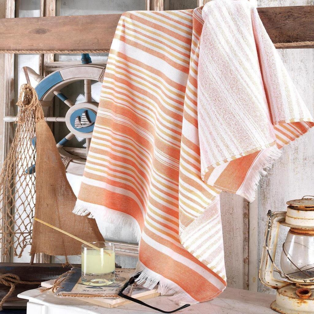 Турецкое быстросохнущее пляжное полотенце, портативное полотенце для ванной комнаты, впитывающее пот, не выцветающее цветное банное полотенце из чистого хлопка, 75x160 см