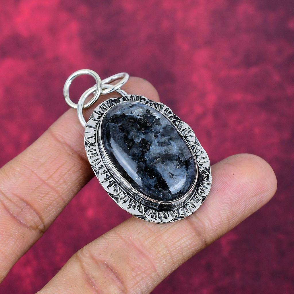 Украшения из лаврикита, Подвеска из стерлингового серебра 925 пробы, Ювелирные изделия с драгоценными камнями ручной работы, Подарки для жены, Совершенно новая подвеска