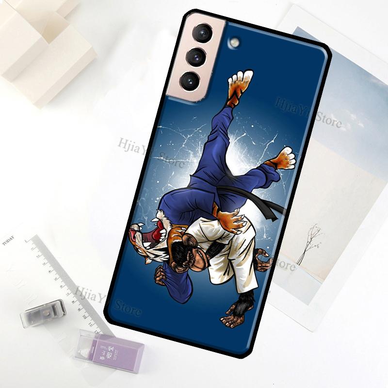 Чехол для Samsung Galaxy S23 Ultra Note 20 10 S9 S10 Plus S20 S21 FE S22 Ultra с принтом Дзюдо