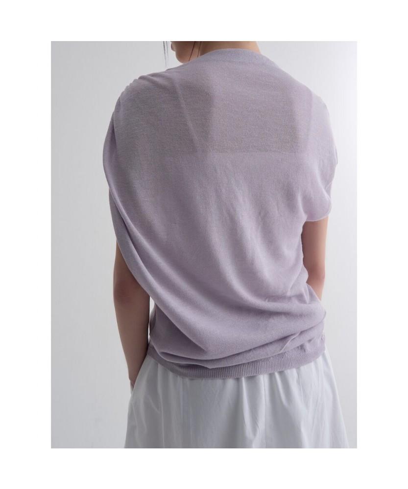 8SECONDS Half-Off-Shoulder Pullover Lavender