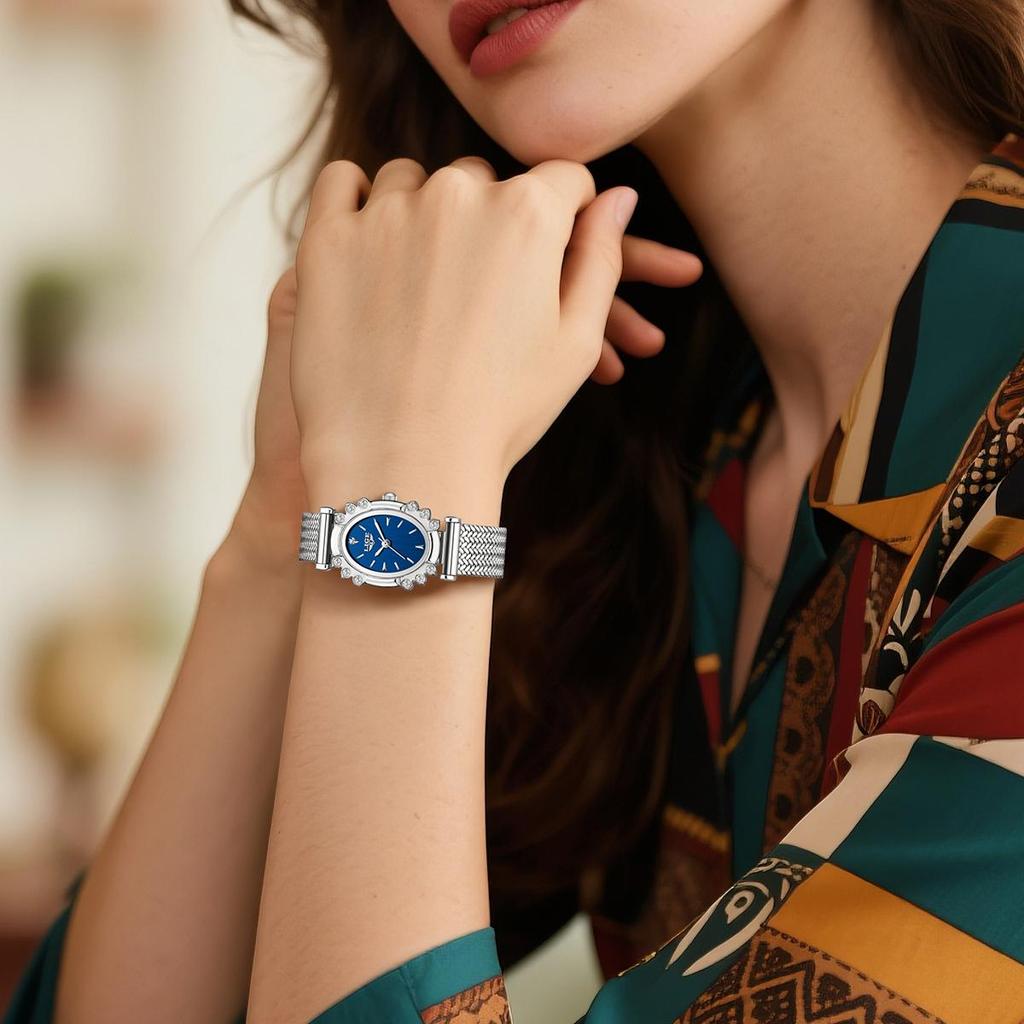 LIGE 2025 Новые женские часы Простые Модные Водонепроницаемые Кварцевые Женские Часы Ультратонкие Сетчатые Женские Часы-Браслет