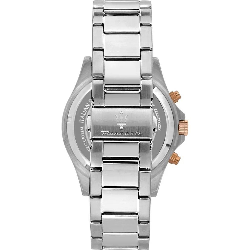 Maserati Sfida Chronograph Two Tone Stainless Blue Dial Quartz R8873640022 100M Men's Watch