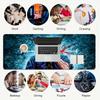 1Pc Blood Power Gaming Mouse Pad Keyboard Desk Mat Non-slip Rubber Lock Edge Waterproof Computer Mousepad for Office Home Decor Y131