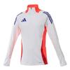 Adidas Tiro 24 Competition Training HAP62 Толстовка на молнии Повседневная Солнечно-красный Размер Мужской Топ, Куртка, Стиль жизни, Белый/Верх (JF4197), J/2XL