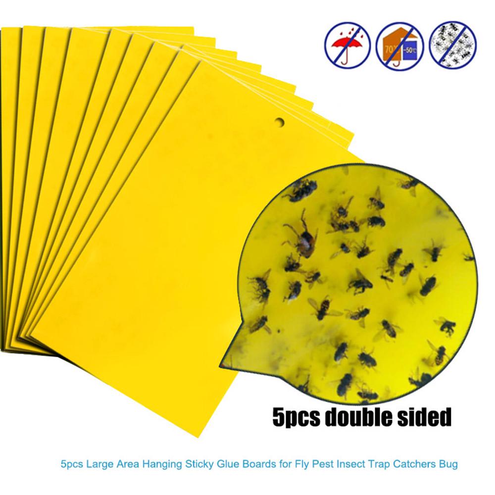 20Pcs Strong Traps Sticky Board Catching Aphid Pest