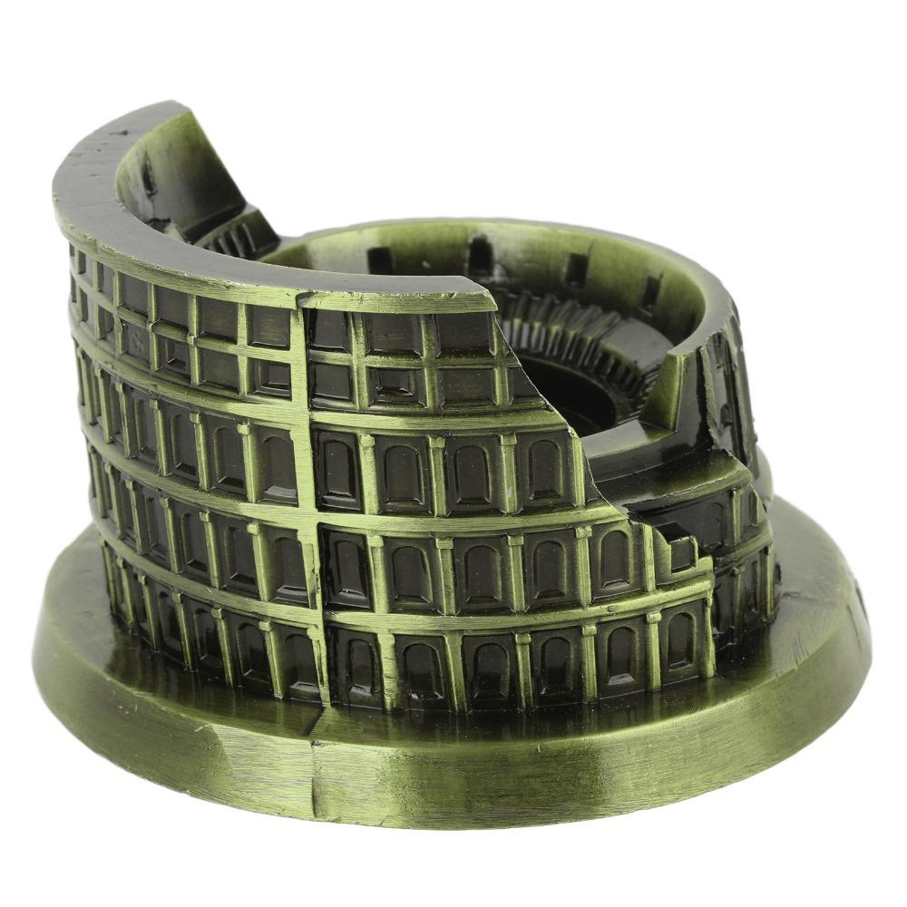 Alloy Roman Colosseum Model Desktop Display Ancient Rome Decor Home Decoration