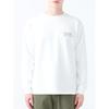 [Beams Heart] L/S TEE cardboard logo print long sleeve cut and sew men's WHITE S