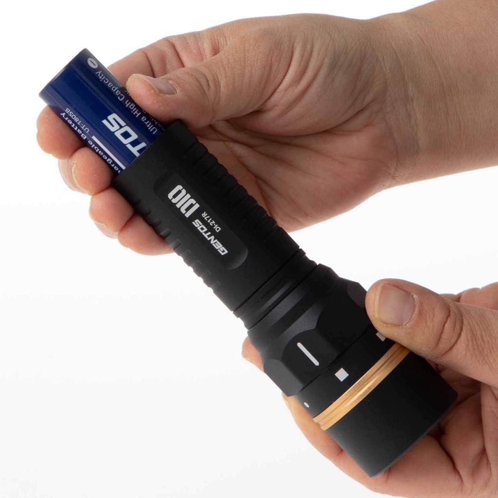 GENTOS LED Flashlight USB Rechargeable [Brightness 650 Lumens4 Hours Practical LightingDustproofWaterproof] Dedicated Charging DIO DI-217R Compliant
